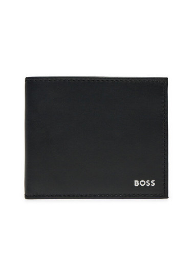 Boss Голям мъжки портфейл 50519273 Черен