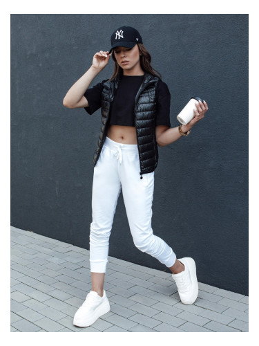 Дамски черен ватиран елек STYLISHZ