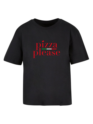 Women's T-shirt Pizza Please black