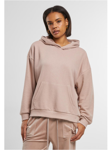 Women's Terry Oversized Hoodie powder pink