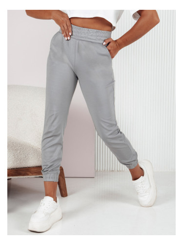 Дамски спортни панталони FASHIONCORE сиви