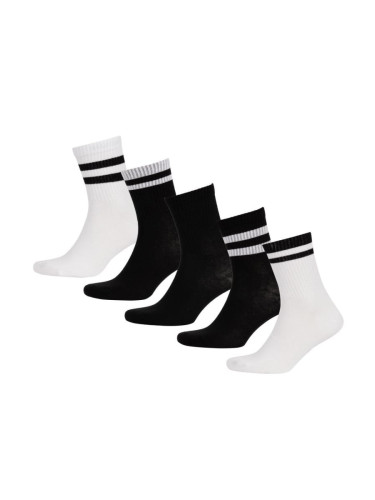 DEFACTO Men's 5-Pack Cotton Ankle Socks