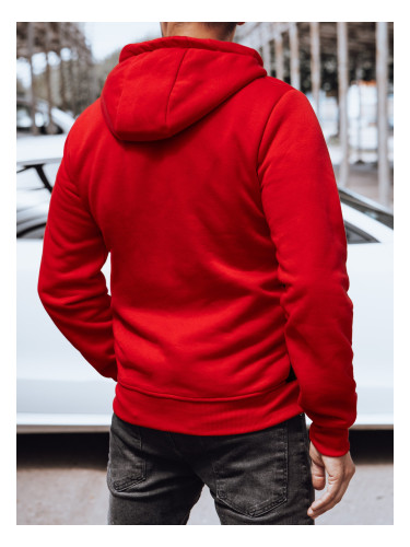 Red men's hoodie Dstreet