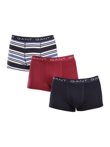 3PACK men's boxers Gant multicolored