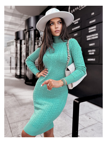 DStreet Sukienka sweterkowa DREAMY zielony