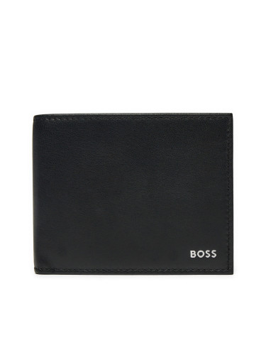 Голям мъжки портфейл Boss 50519268 Черен