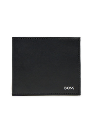 Голям мъжки портфейл Boss 50519273 Черен