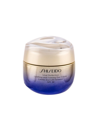 Shiseido Vital Perfection Uplifting and Firming Cream SPF30 Дневен крем за лице за жени 50 ml увредена кутия