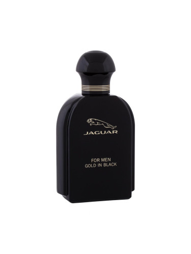 Jaguar For Men Gold in Black Eau de Toilette за мъже 100 ml увредена кутия