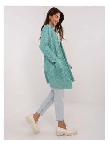 Mint women's cardigan without fastening