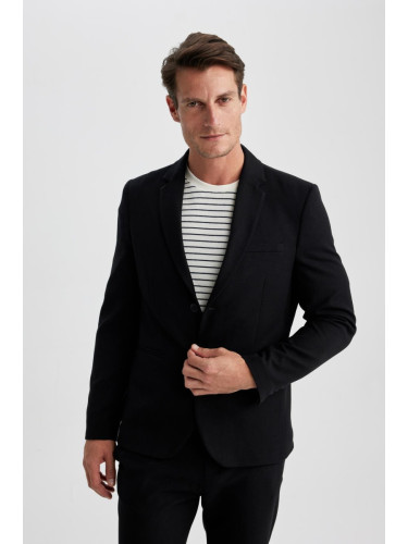 DEFACTO Slim Fit Valentine's Day Lined Blazer Jacket