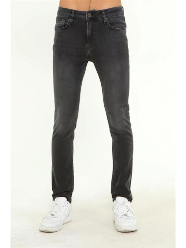 49153 Dewberry Expl Skinny Fit Mens Jeans-ANTHRACITE