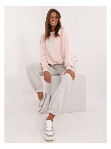 Light pink oversize tracksuit