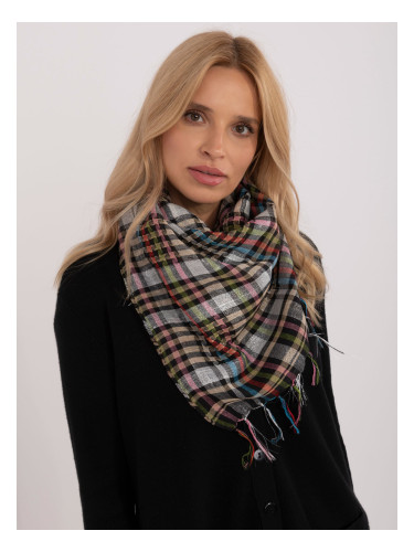 Women's checkered scarf