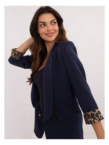 Navy blue blazer with lining