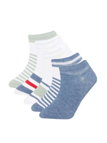 DEFACTO Size 5-Pack Cotton Ankle Socks