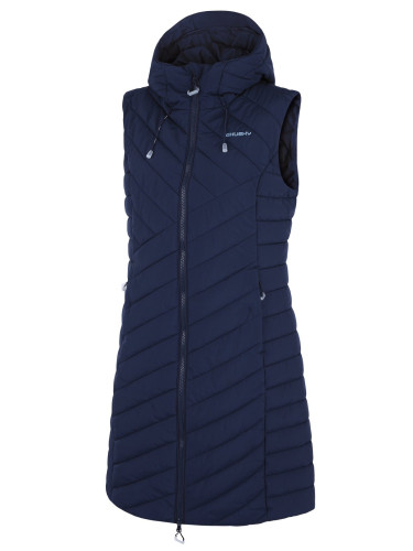 Women's hardshell vest HUSKY Napi L dark blue