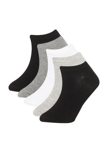 DEFACTO Size 5-Pack Cotton Ankle Socks