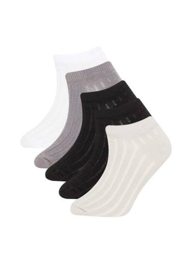 DEFACTO Size 5-Pack Cotton Ankle Socks C8009a8ns