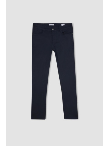 DEFACTO Slim Fit Skinny Leg Chino Canvas Trousers