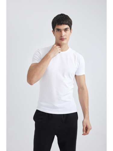 DEFACTO Slim Fit Crew Neck Top