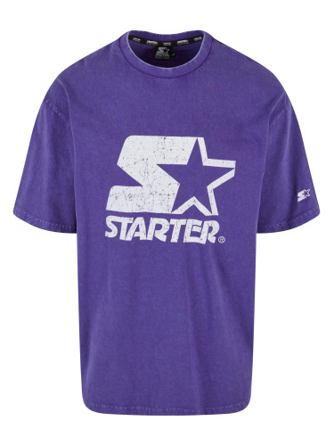 Men's T-shirt Starter Logo Oversize Acid purple