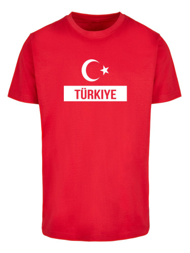 Men's T-shirt Merchcode Football - Turkey 2 red