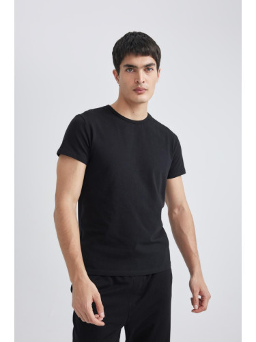 DEFACTO Slim Fit Crew Neck Short Sleeve Top