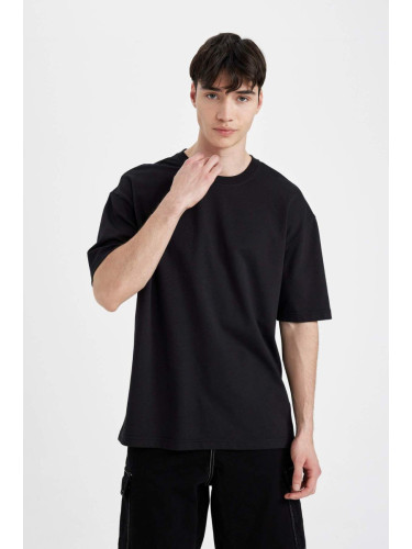 DEFACTO DFC - Oversize Fit Crew Neck Heavy Fabric Short Sleeve T-Shirt