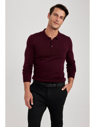 DEFACTO Slim Fit Polo Neck Sweater