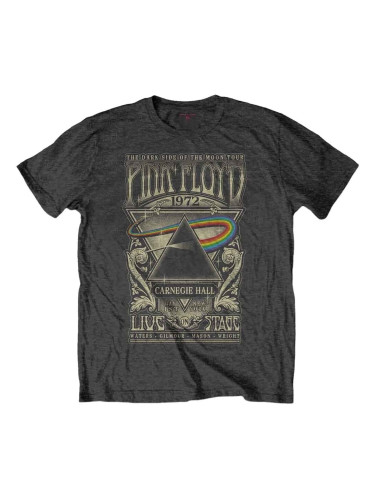 Pink Floyd Риза Carnegie Hall Poster Unisex Charcoal Grey S