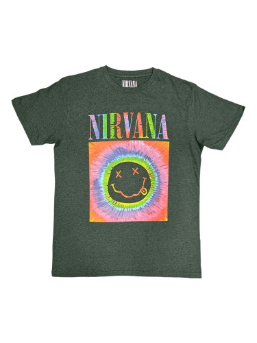 Nirvana Риза Happy Face Glow Box Unisex Green XL