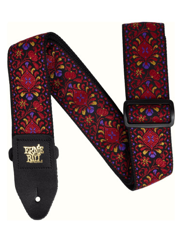 Ernie Ball Classic Jacquard Guitar/Bass Strap Колан за китара Crimson Royal Bloom