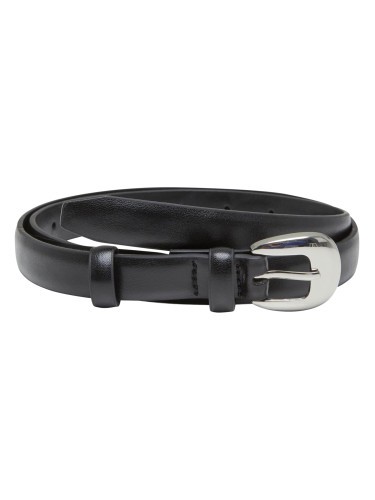 Chunky Buckle belt black/silver color