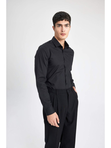 DEFACTO Men's Black Shirt - A7803AX/BK27