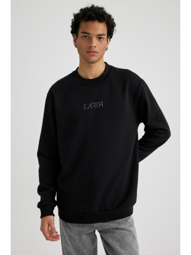 DEFACTO Regular Fit Crew Neck Sweatshirt