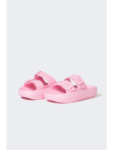 DEFACTO Girls' Serrated Sole Slip On Eva Slippers