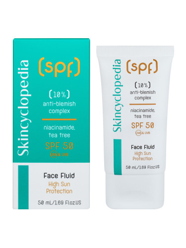 SКINCYCLOPEDIA Spf 50 Anti-Blemish Fluid Слънцезащитен продукт дамски 50ml