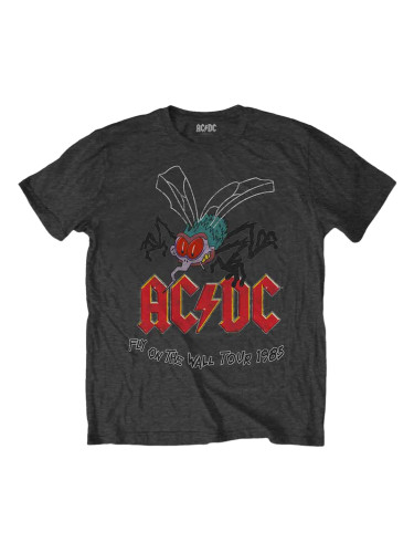 AC/DC Риза Fly on the Wall Unisex Charcoal Grey L