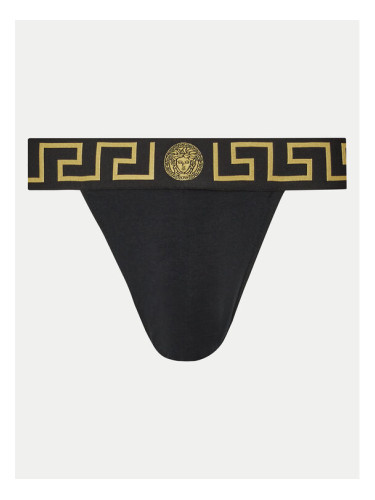 Versace Слипове Jock Strap AUU01017 1A10011 Черен