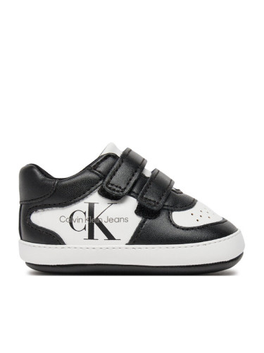 Calvin Klein Jeans Сникърси Baby Velcro V0B9-81040-1433 Черен