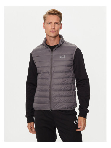 EA7 Emporio Armani Жилетка за костюм 8NPQ06 PNGPZ 1992 Сив Regular Fit