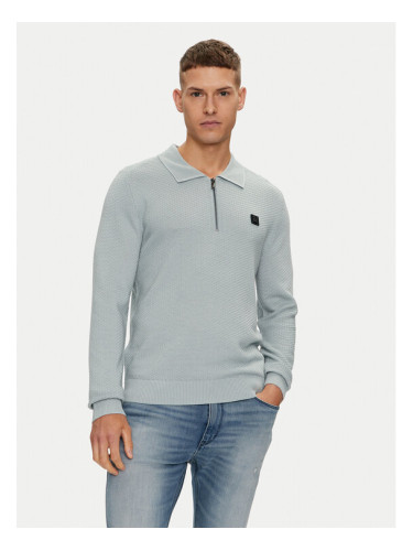 HUGO Пуловер Sastoon 50516640 Сив Slim Fit