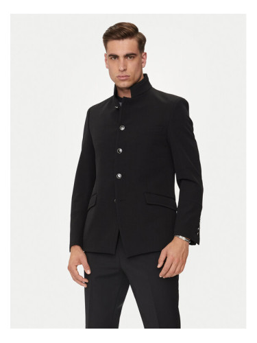 KARL LAGERFELD Сако 155220-543002 Черен Slim Fit