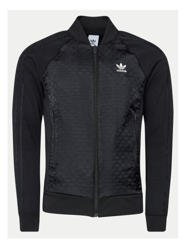 adidas Суитшърт Mono IZ2541 Черен Regular Fit