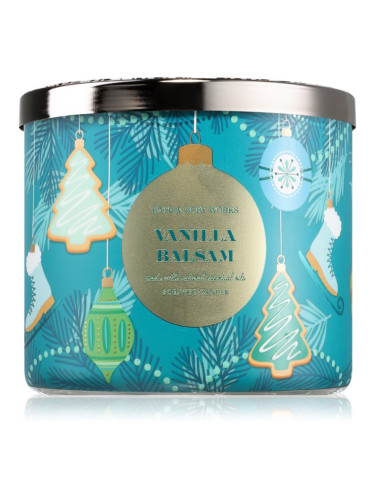 Bath & Body Works Vanilla Balsam ароматна свещ 411 гр.