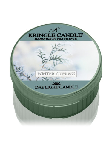 Kringle Candle Winter Cypress чаена свещ 42 гр.