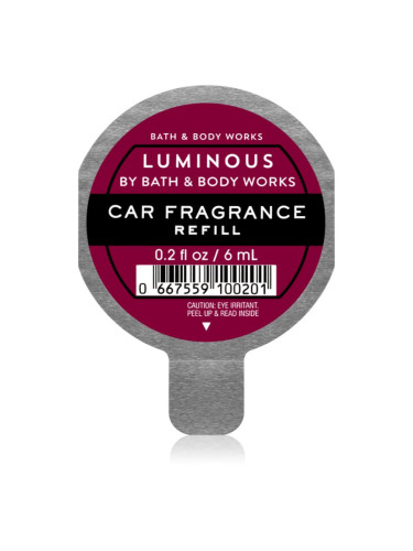 Bath & Body Works Luminous aроматизатор за автомобил пълнител 6 мл.