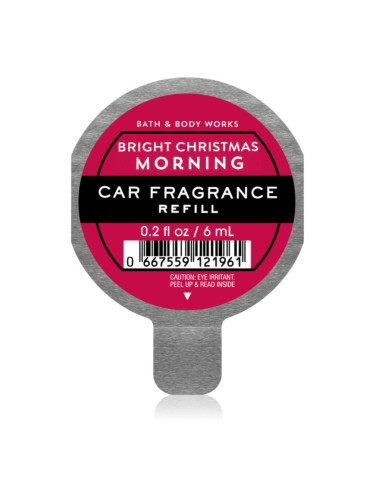 Bath & Body Works Bright Christmas Morning aроматизатор за автомобил пълнител 6 мл.