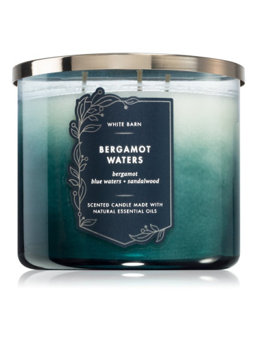 Bath & Body Works Bergamot Waters ароматна свещ 411 гр.